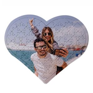 Kişiye Özel Kalpli Puzzle